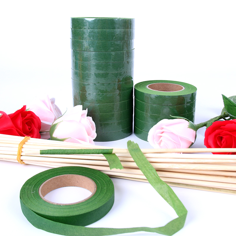 Florist Supply House - Лента для флористики 12 мм, зеленая,